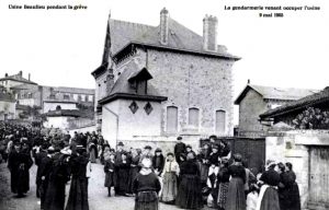 Grève_contre_l'Usine_Beaulieu_(Limoges,_France_-_9_mai_1905)