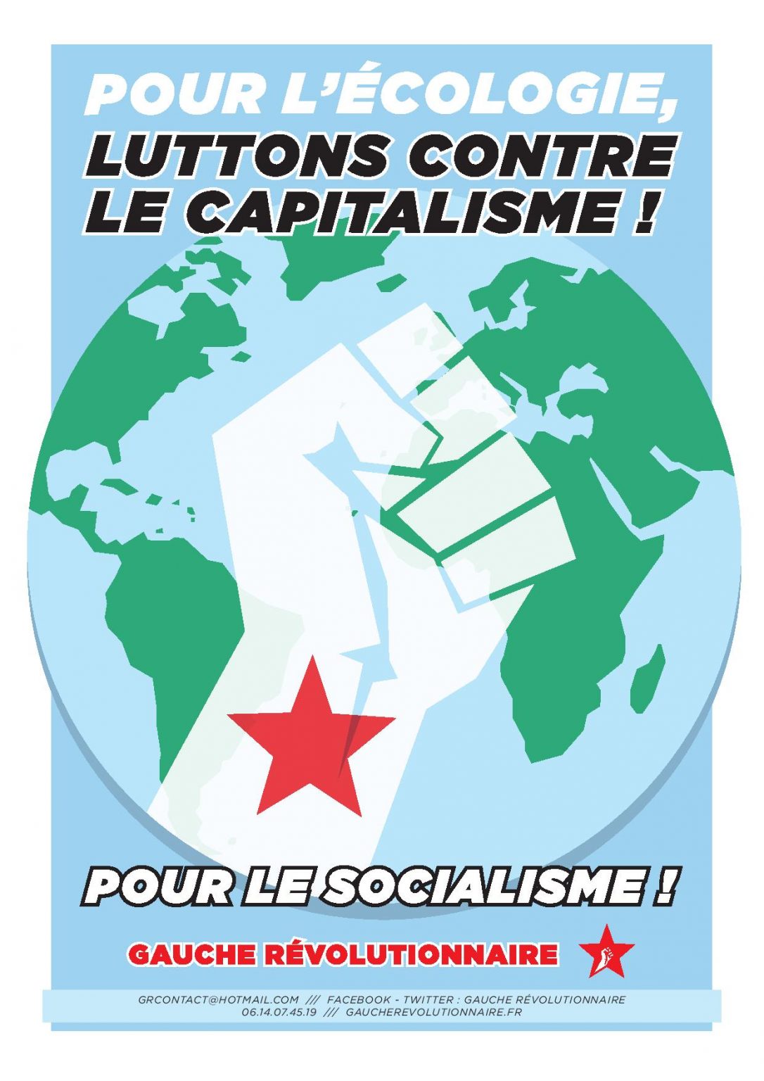 Contre Les Viets Contre L Ennemi Affiche : Pour l'écologie, luttons contre le capitalisme ! - Gauche